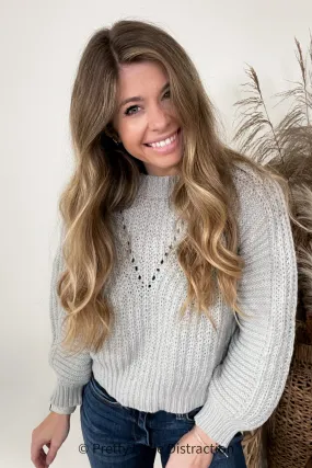 Roll on By Balloon Sleeve Sweater