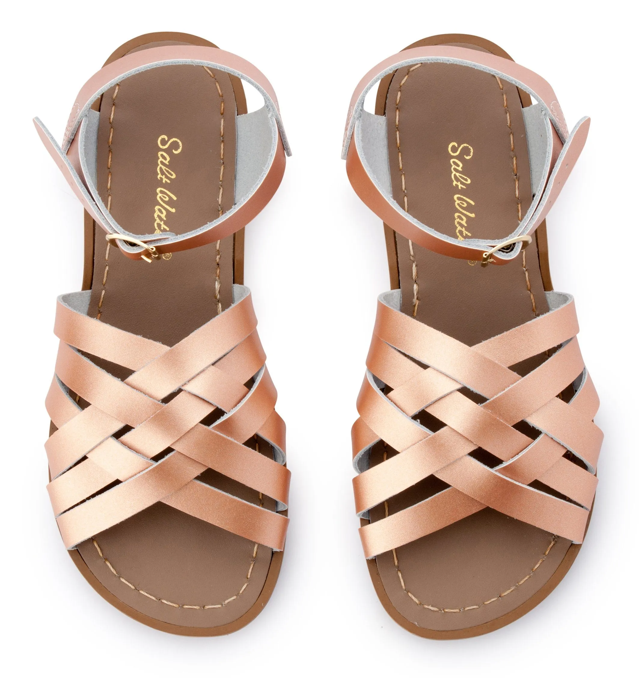 Salt Water Womens Retro Sandals (Rose Gold)