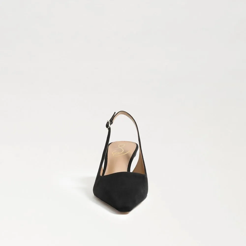 Sam Edelman Bianka Sling in Black Suede