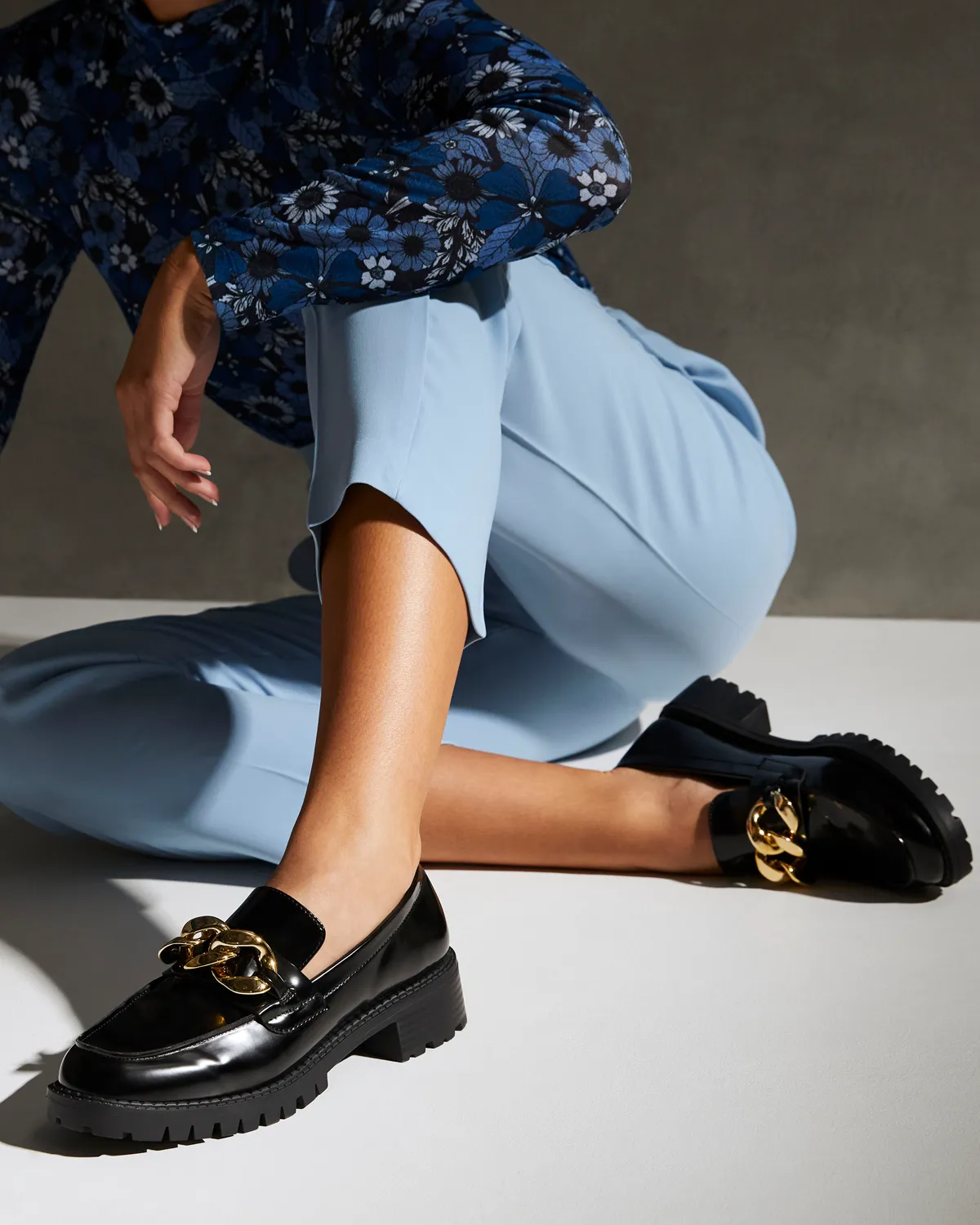 Siane Loafer Black High Shine