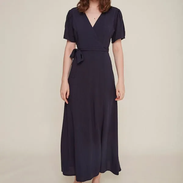 Silvia Dress in Navy