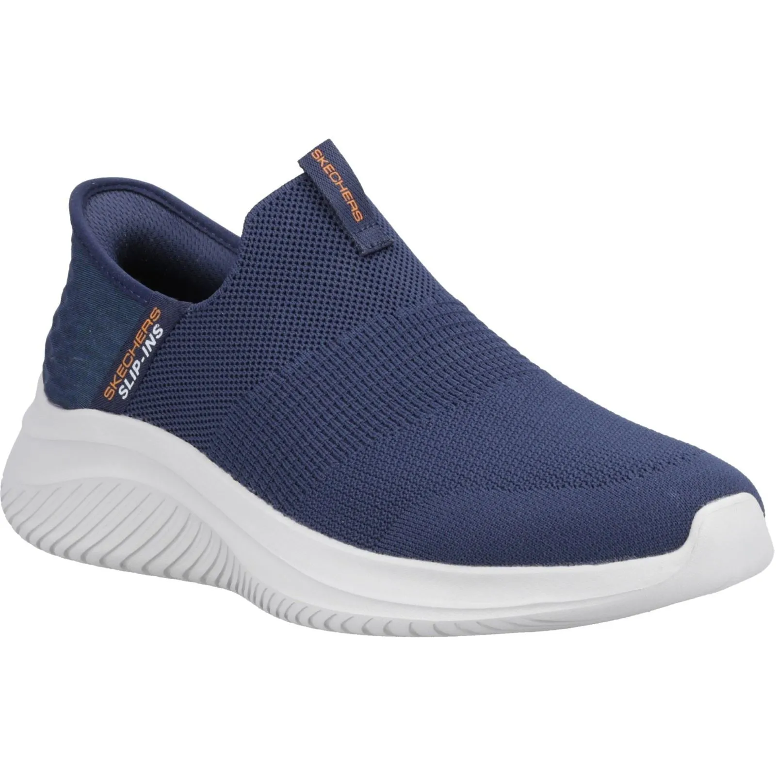 Skechers Men Trainers - Ultra Flex 3.0 Smooth Step Wide in Navy, 6-12 - GAR232450W