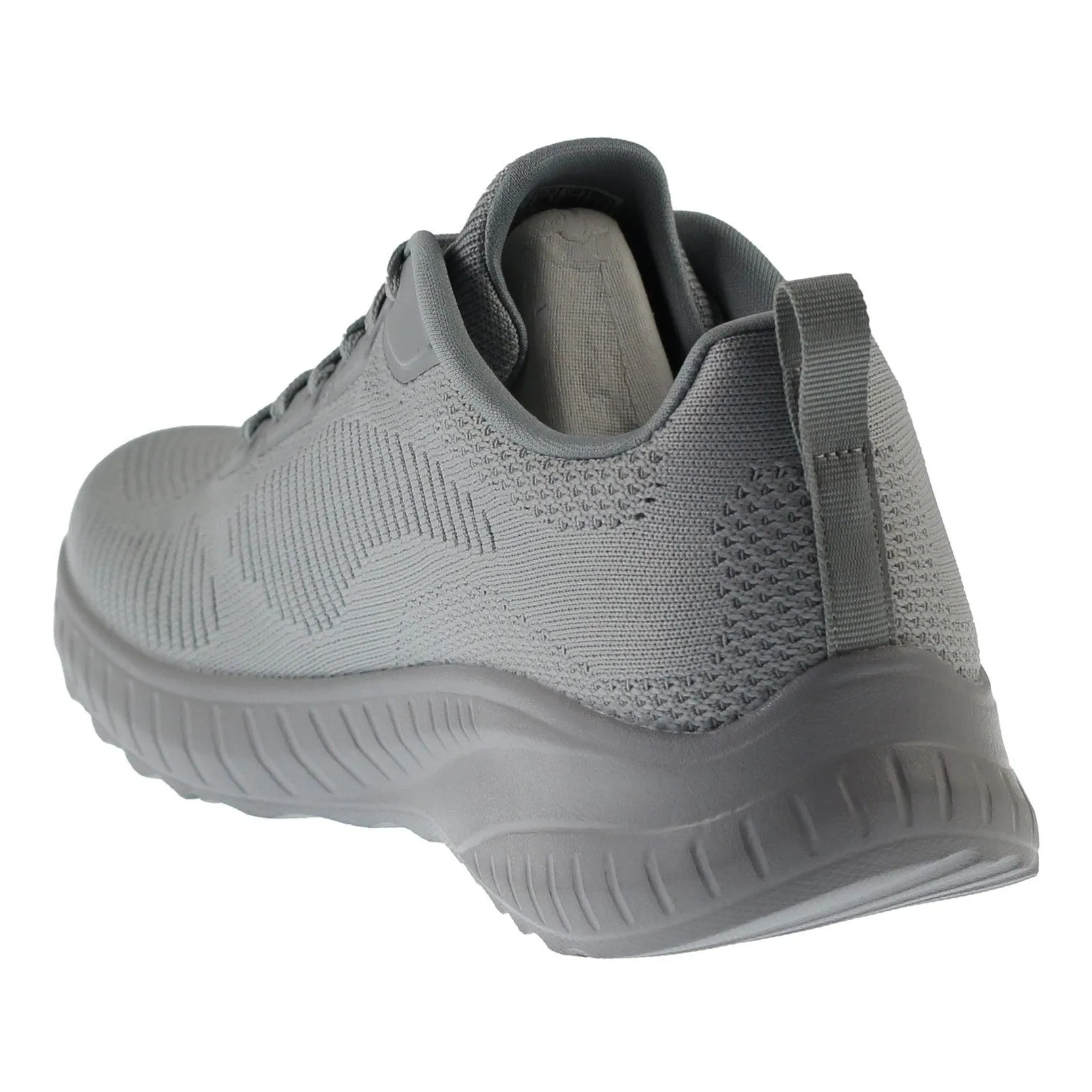 Skechers Trainers Womens Bobs Sports Squad Chaos Face Off Light Grey