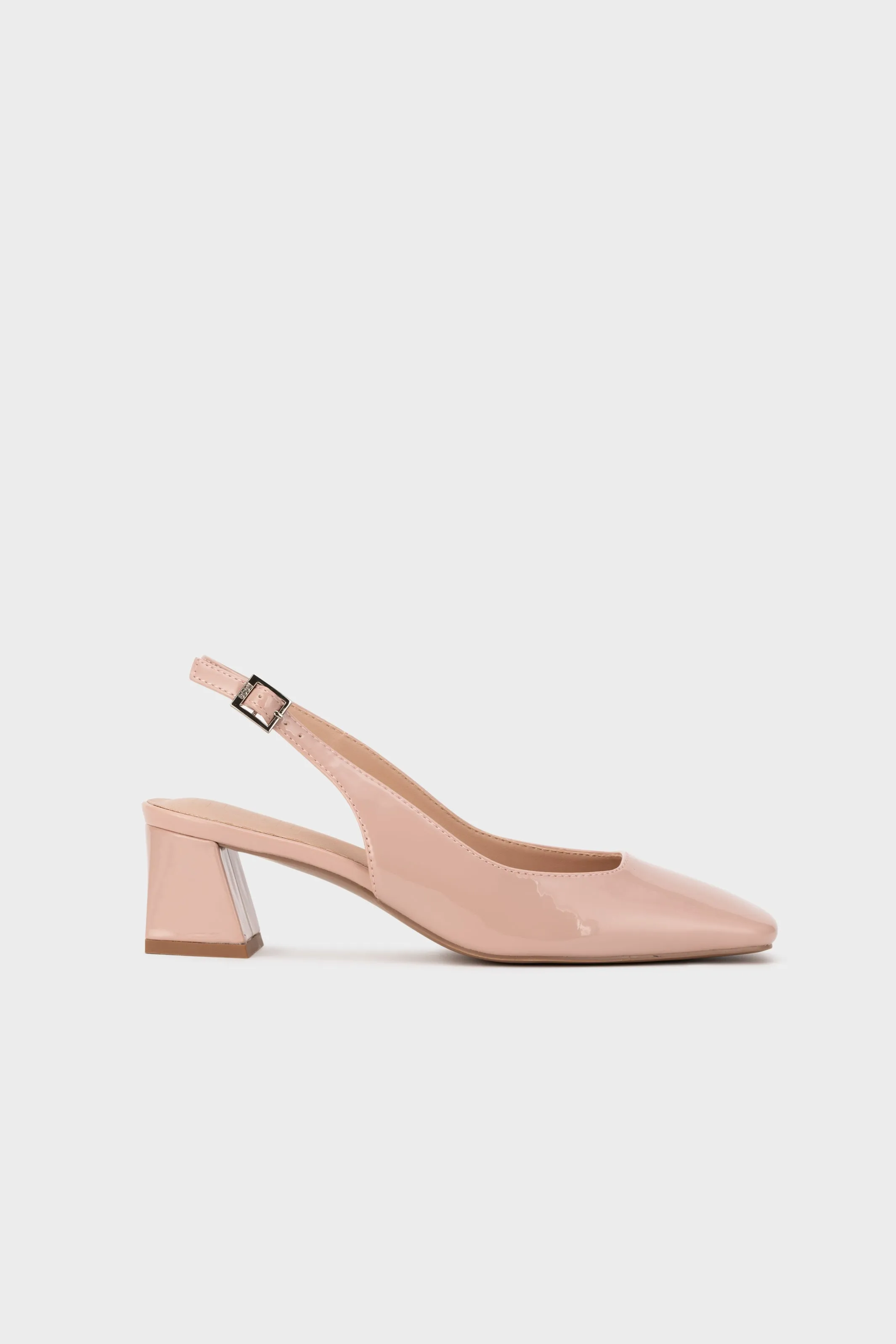 SQUARE TOE SLINGBACK HEEL