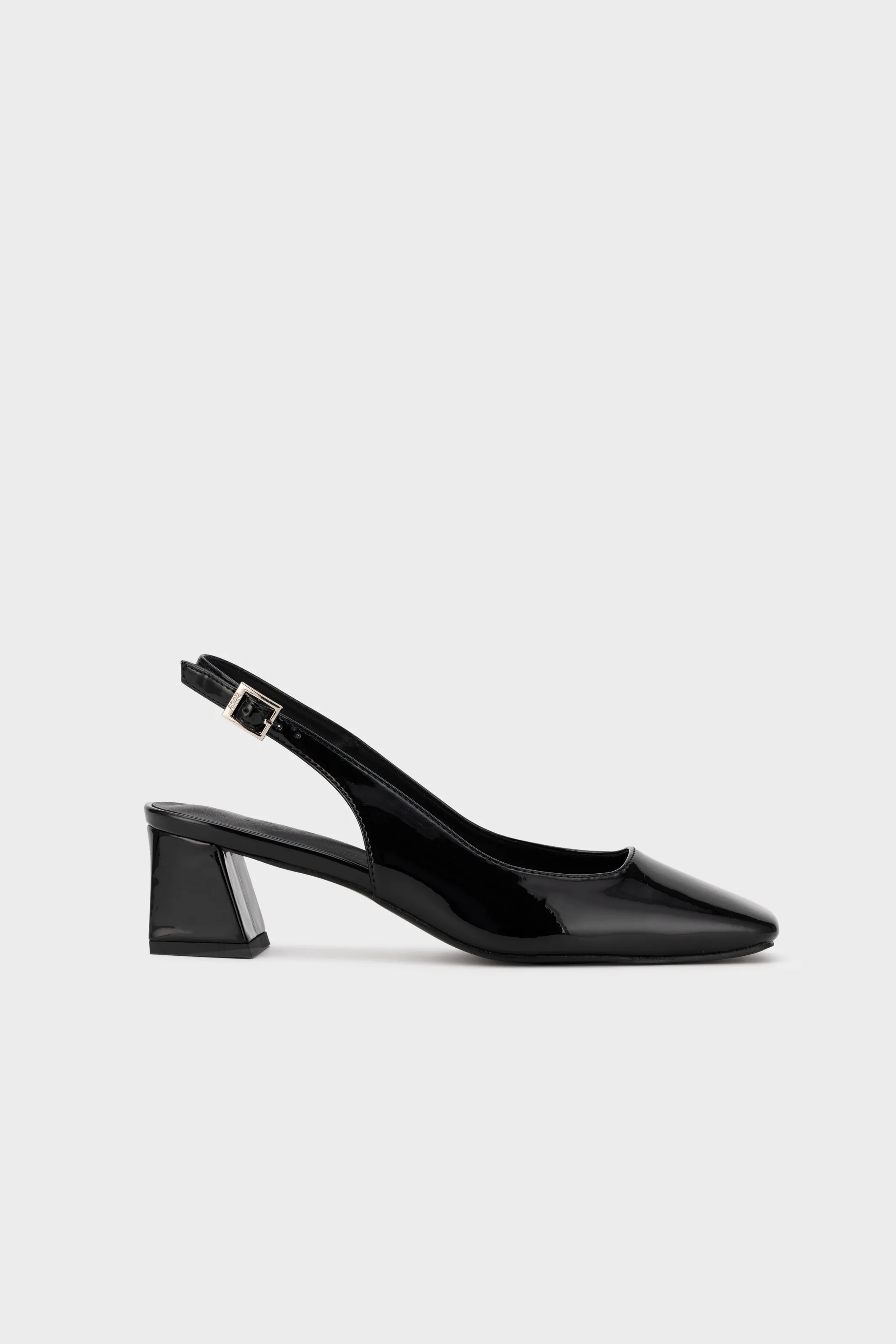 SQUARE TOE SLINGBACK HEEL