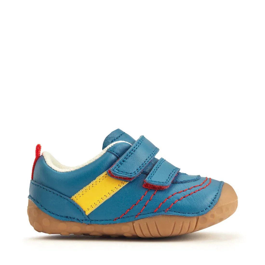 Start-rite Little Smile Bright Blue Baby Boy Velcro Pre-Walker Shoes