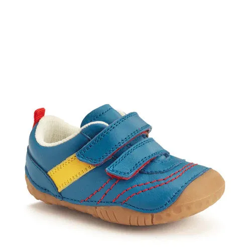 Start-rite Little Smile Bright Blue Baby Boy Velcro Pre-Walker Shoes