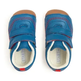 Start-rite Little Smile Bright Blue Baby Boy Velcro Pre-Walker Shoes