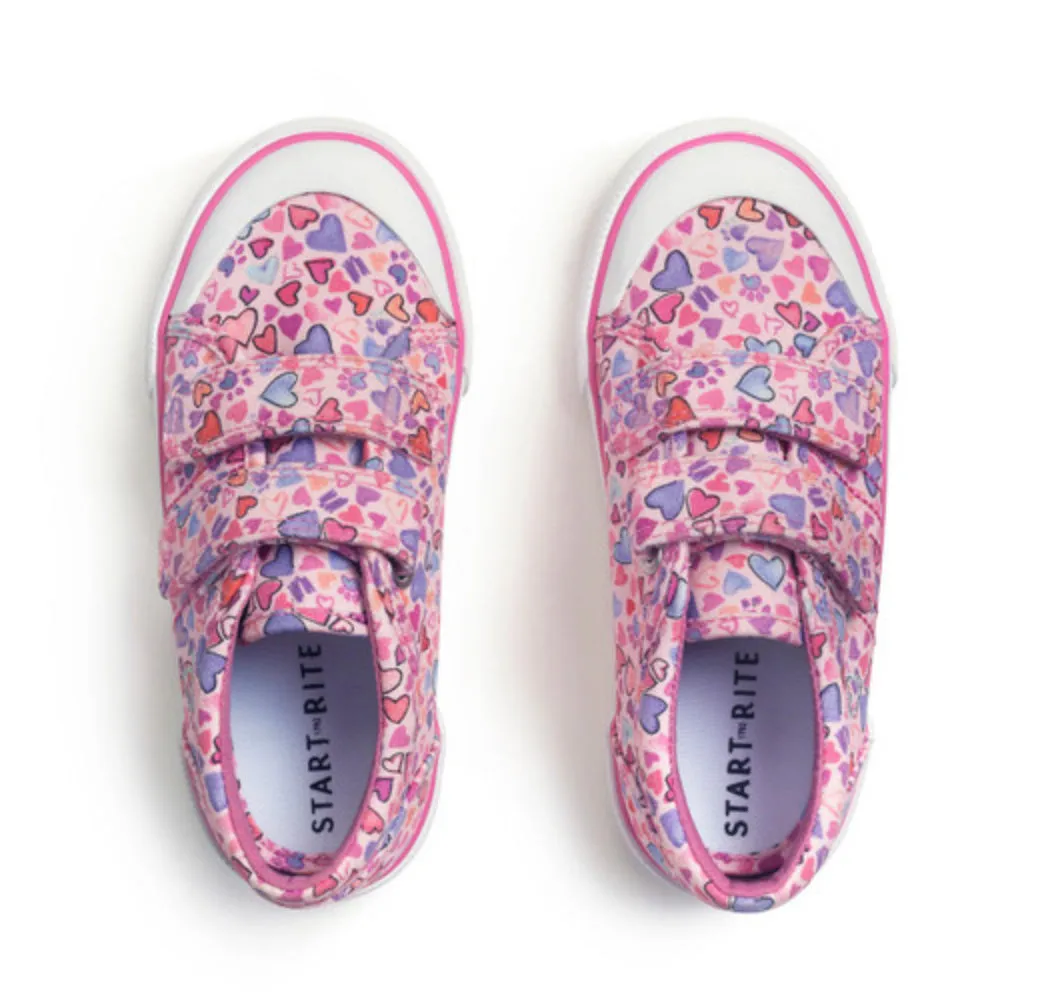 Startrite Loveheart Canvas Shoes 6193
