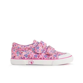 Startrite Loveheart Canvas Shoes 6193