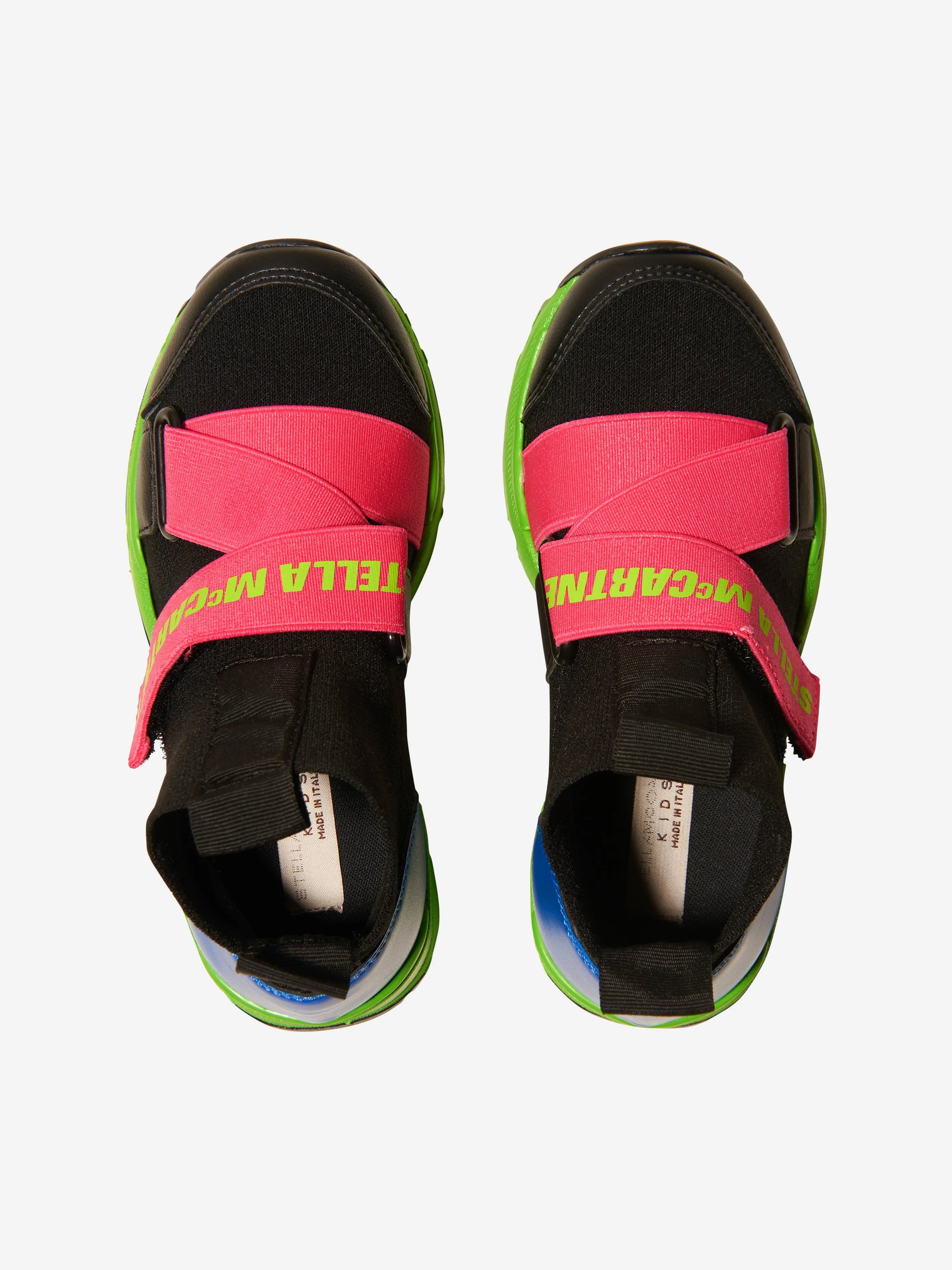 Stella McCartney Girls Logo Strap Trainers
