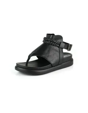 Summer Flat Thong Retro Flat Sandals Slingback