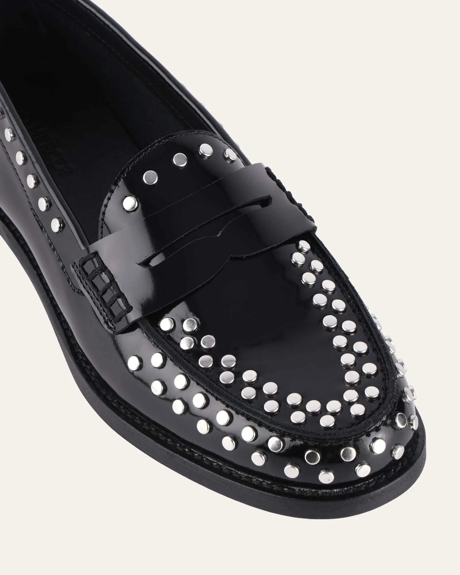 TEXAS LOAFERS BLACK LEATHER