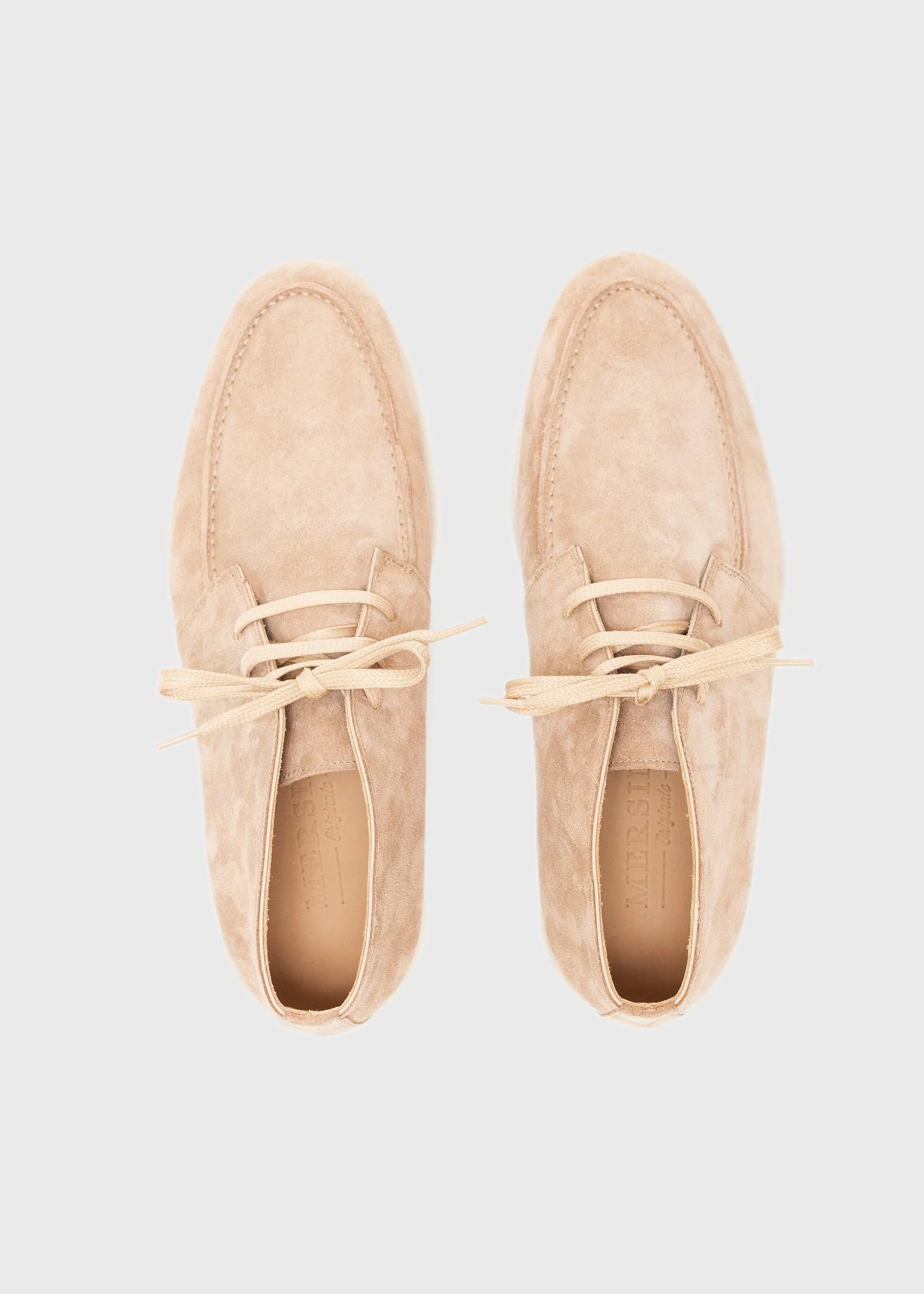 The Mersino Beige Desert Boot