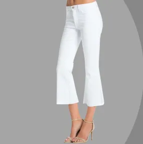 White Denim Capri Jeans Made in USA