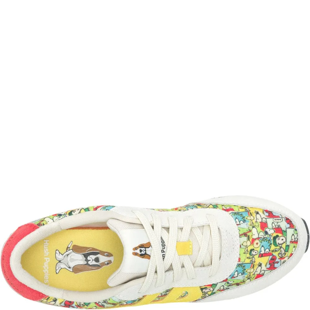 White Snoopy Seventy8 Trainers