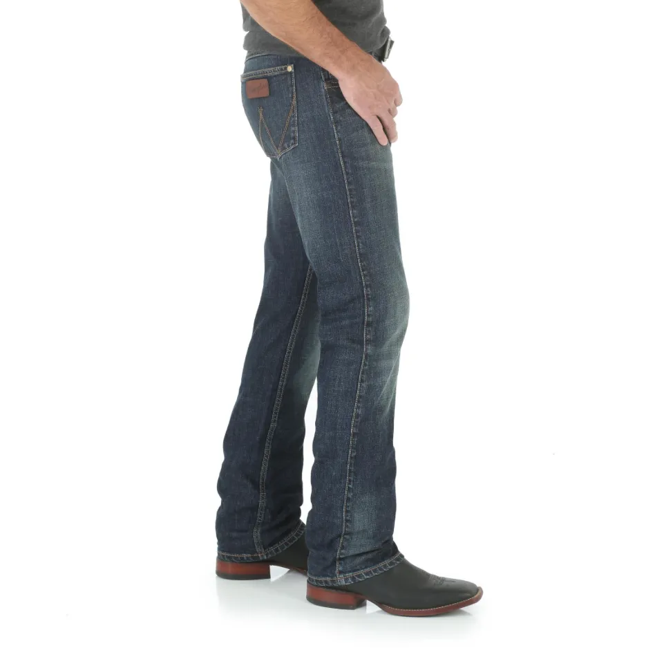 WLT88BZ - Wrangler Men's Retro® Limited Edition Slim Straight Jean - Bozeman