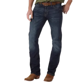 Wrangler Men's 20X No. 44 Denver Wash Slim Fit Straight Leg Jeans 44MWXDN