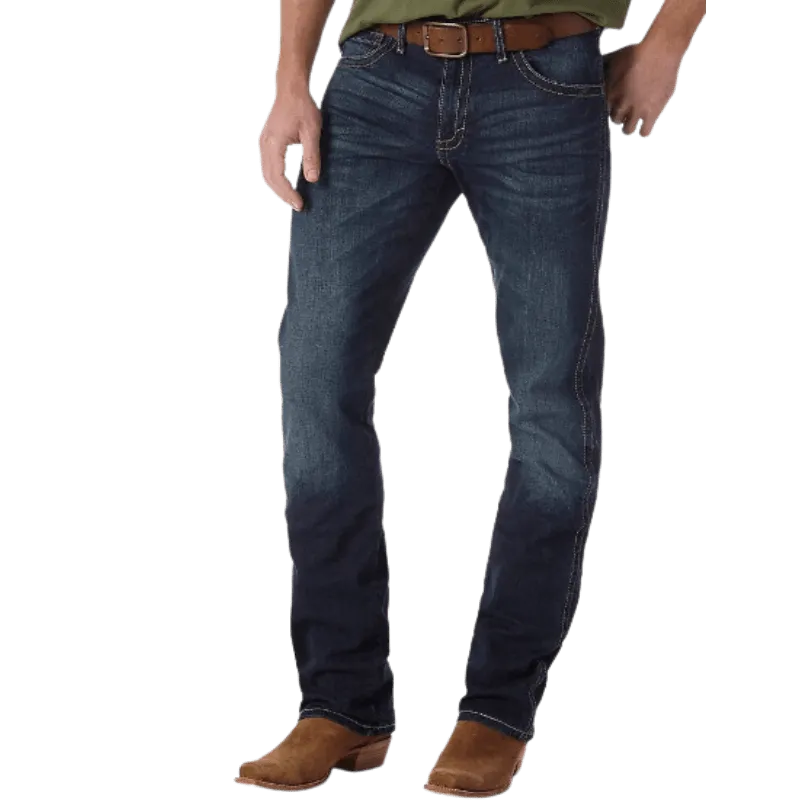 Wrangler Men's 20X No. 44 Denver Wash Slim Fit Straight Leg Jeans 44MWXDN
